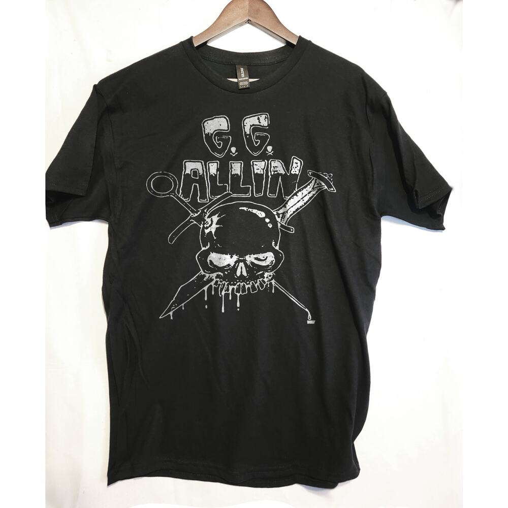 GG Allin  band t shirt  Size Large Black